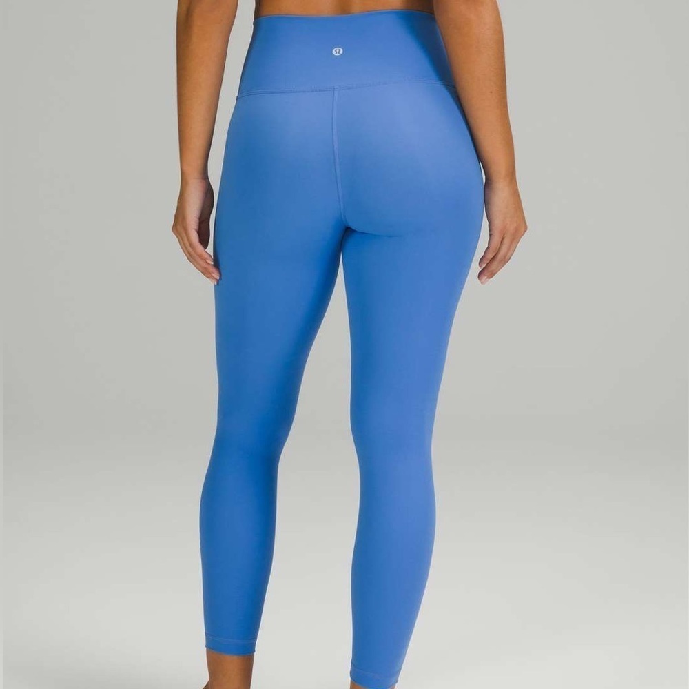 Lululemon Nile Blue Wunder Under Leggings 25”